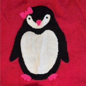 The Children's Place Pink Penguin Sweater